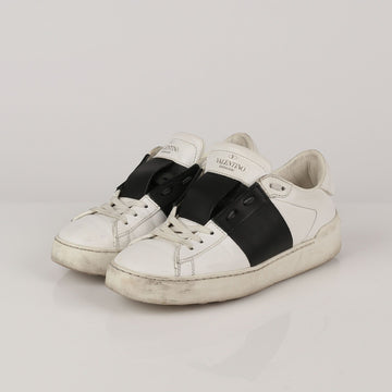 Valentino Hidden Sneakers White Black Leather 35.5 48850080