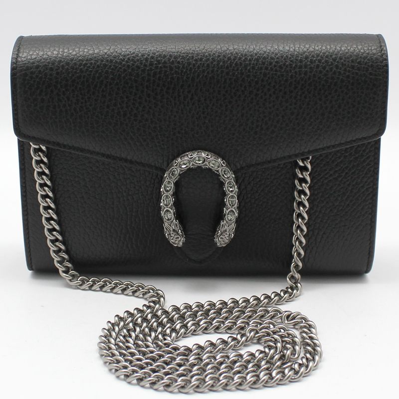 Gucci Dionysus Mini Crossbody Bag Black Leather 401231 52889669