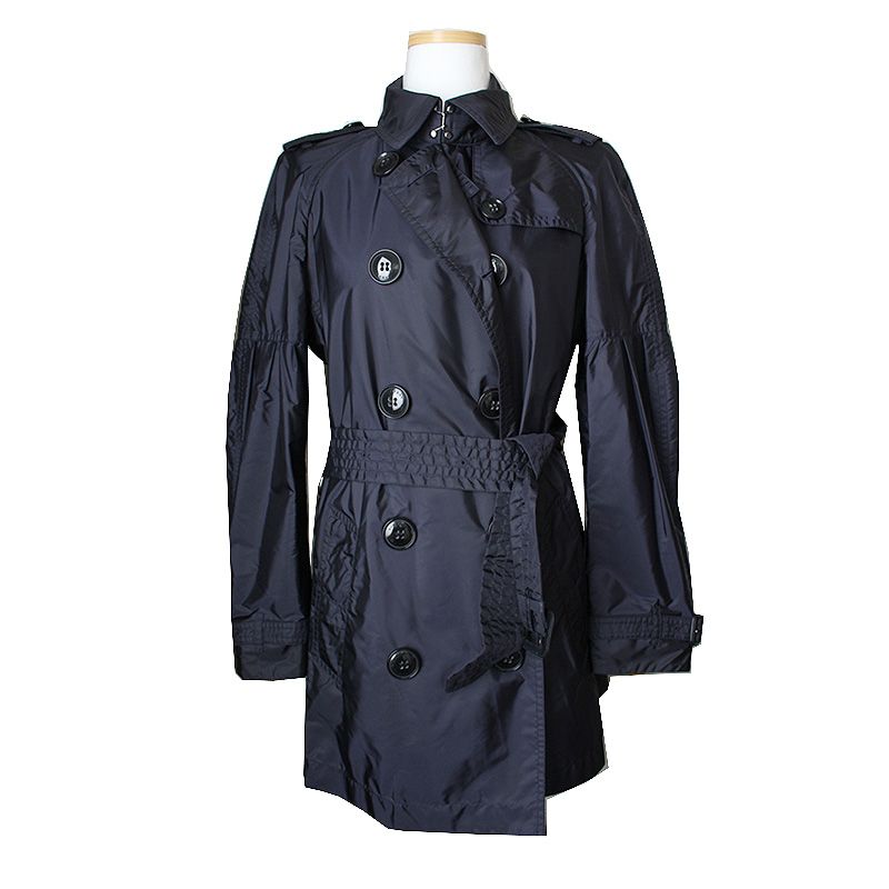 Burberry Navy Blue Half Trench Coat 44, 55 63334937 – trenbe