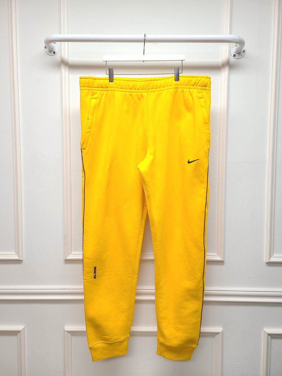 nike x drake nocta fleece pants yellow