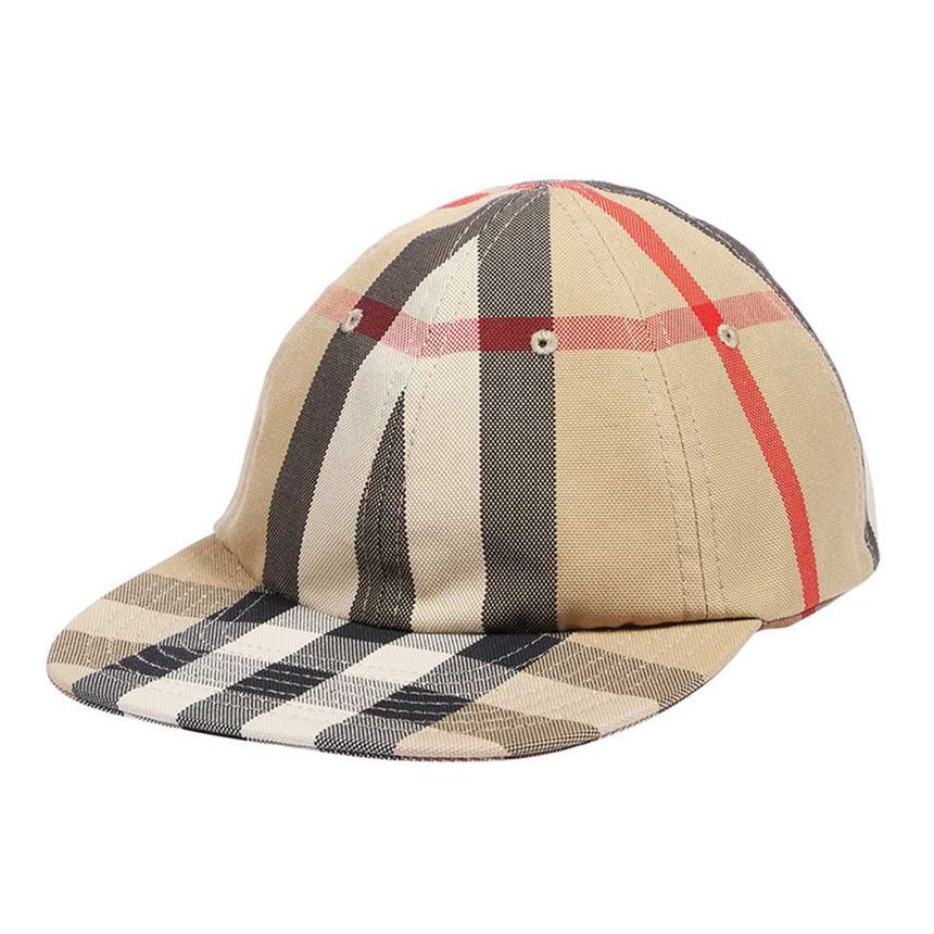 Burberry Vintage Check Reversible Baseball Cap Archive Beige