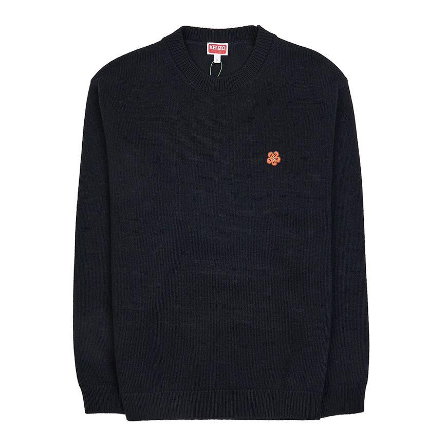 Kenzo Men's Bork Flower Wool Knit FD65PU4193LC 99J 73308373 – trenbe