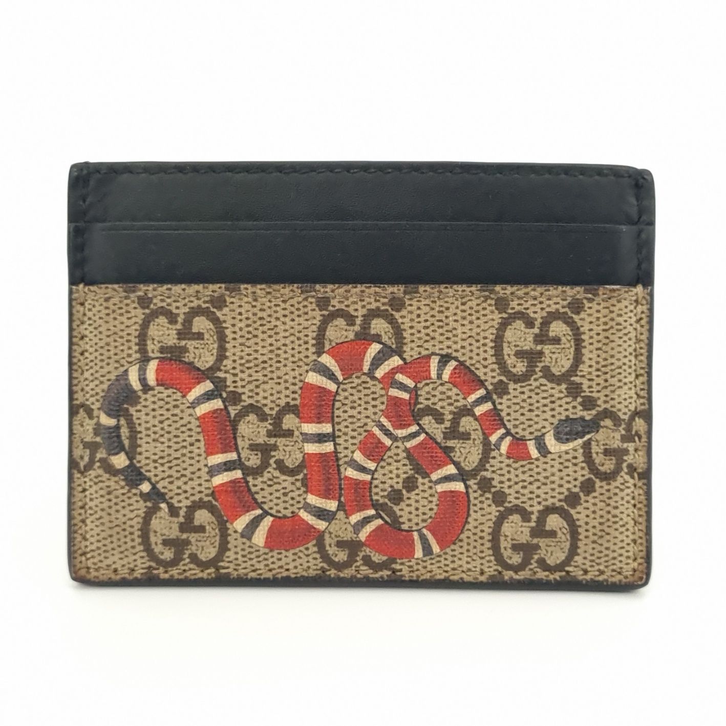 Receipt Gucci Wallet Snakes AUTHENTIC GUCCI Kingsnake Print GG