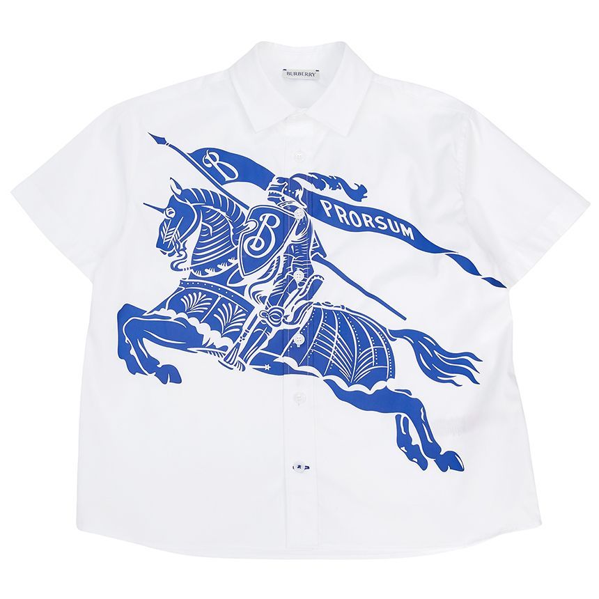 Burberry [Limited Edition/30 Pieces] Kids DEVON Short Sleeve Shirt