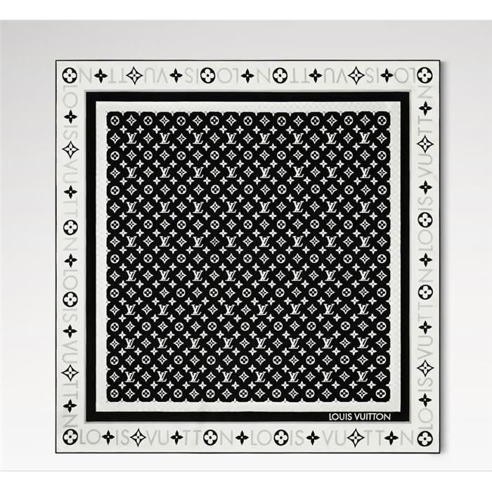 Louis Vuitton Monogram Infinity Square 90 Bandana Scarf M79893