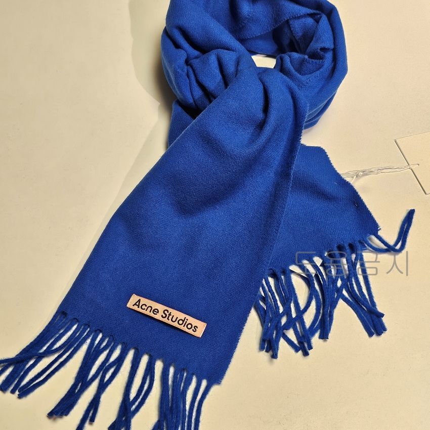 Acne Studios Skinny Scarf Royal Blue 125288170 – trenbe