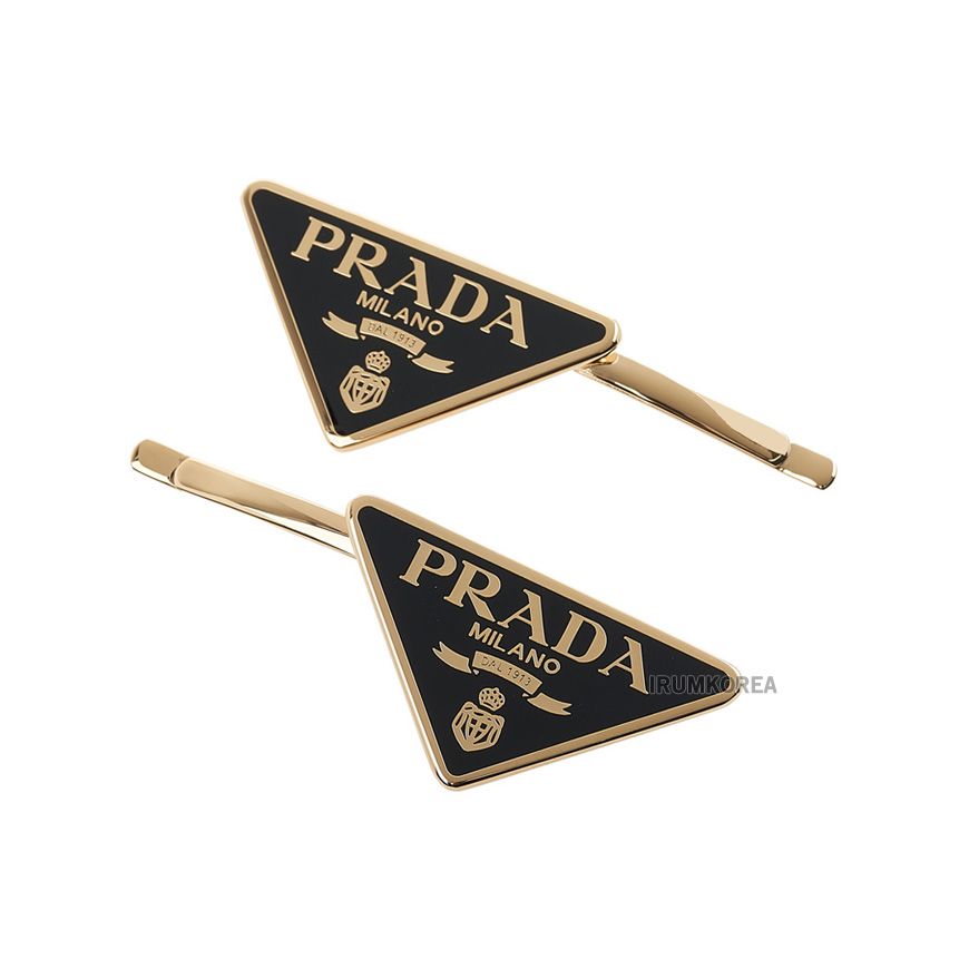 Prada Triangle Logo Hairpin 128305901 – trenbe