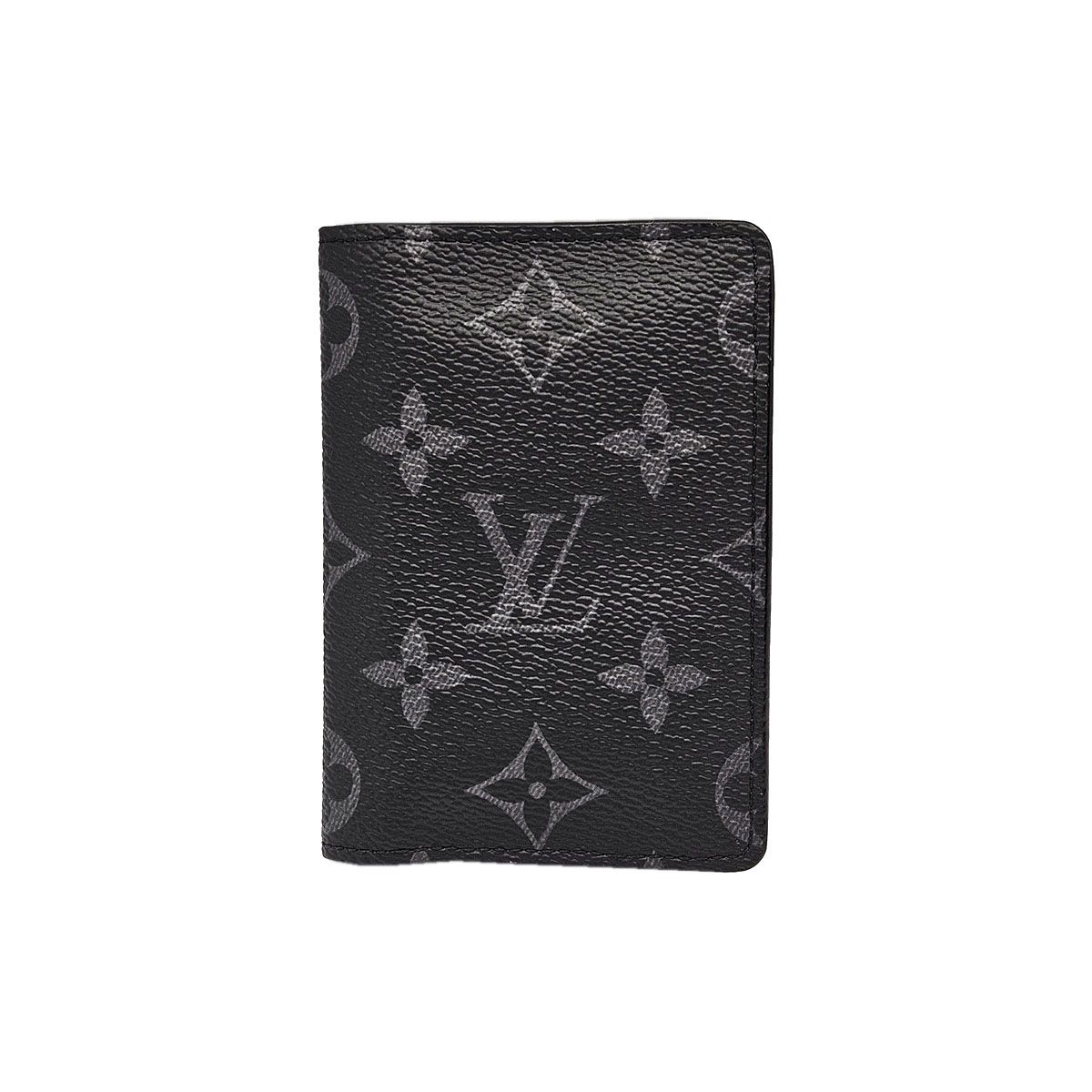 Louis Vuitton Monogram Eclipse Canvas Pocket Organizer Card Wallet M61