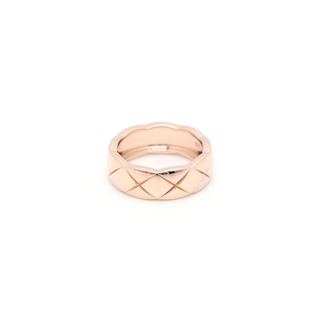 CHANEL Coco Crush Beige Gold Small Ring 51 134847653 – trenbe