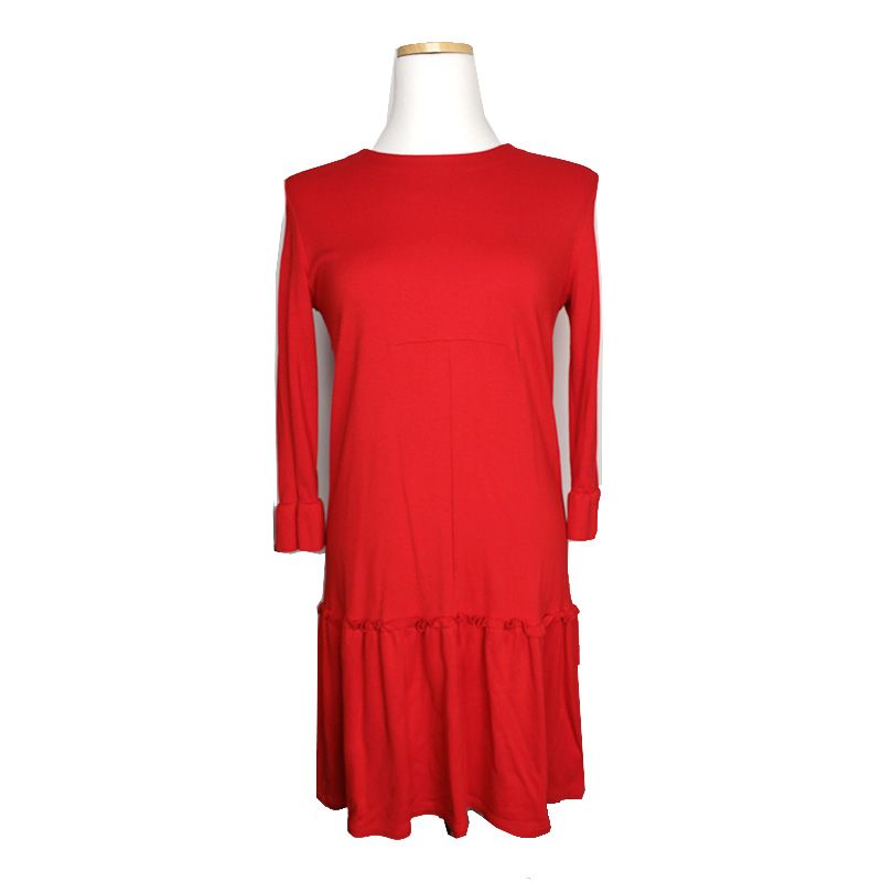 fitted lace wedding dress Miu Miu Red Low-Waist Dress 44 138525399 – trenbe