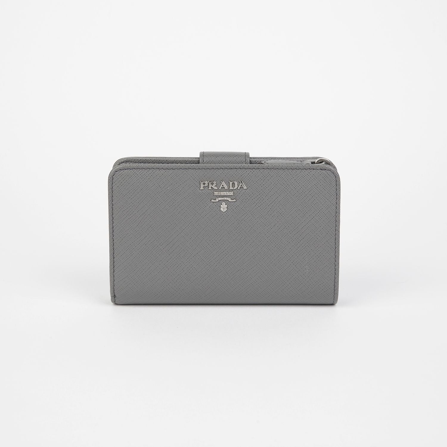 Prada 1ML225 Metal Logo Compact Wallet 138564373 – trenbe