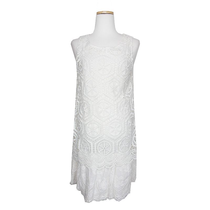 DESIGUAL White Lace Dress 55 138829970 – trenbe