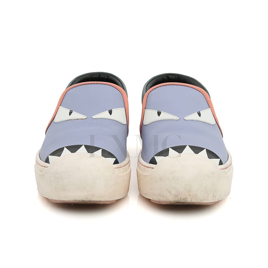 Fendi Monster Bugon Slip-on Sneakers 8E5110 71678467 – trenbe