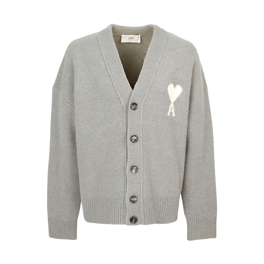 AMI Cardigan UKC365 KN0135 058 (Unisex) 144643042 – trenbe