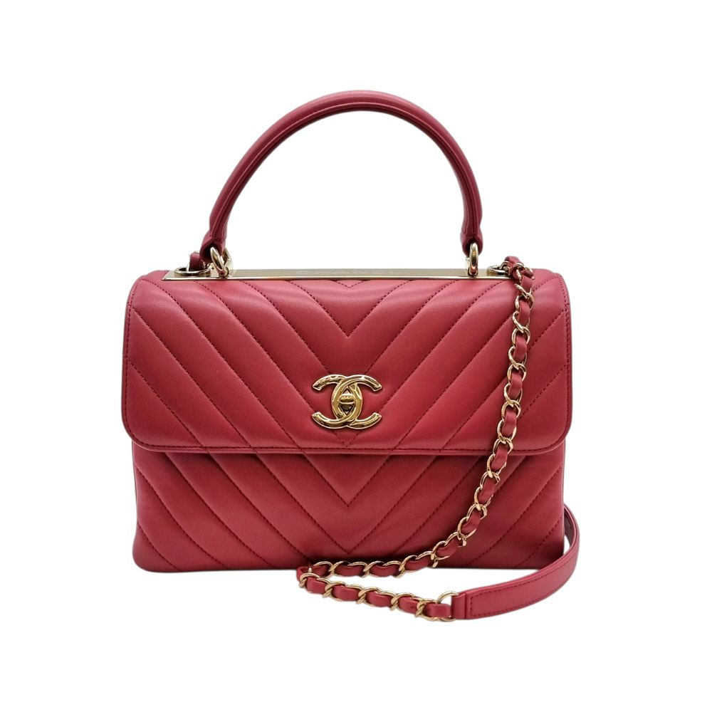 CHANEL Trendy CC Top Handle Shoulder Bag Pink CHB090912 145126304