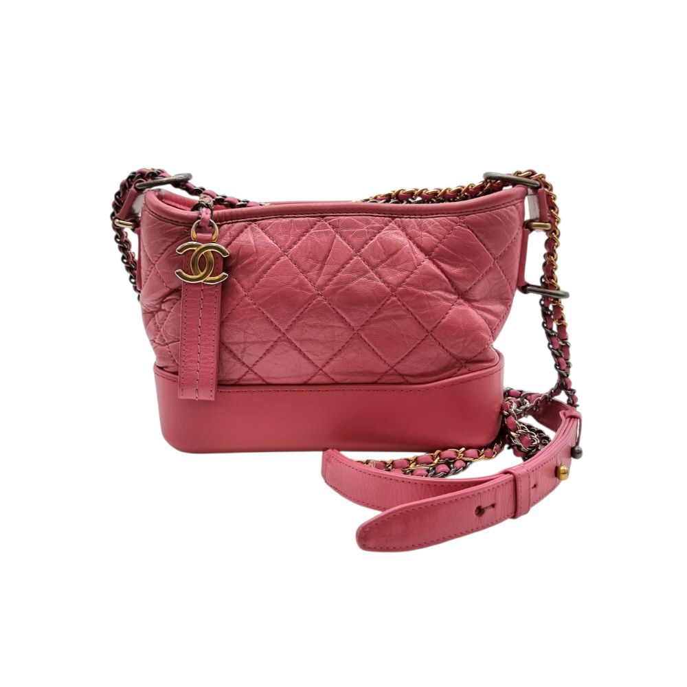 CHANEL Gabrielle Hobo Bag Pink CHB091606 145239468 – trenbe