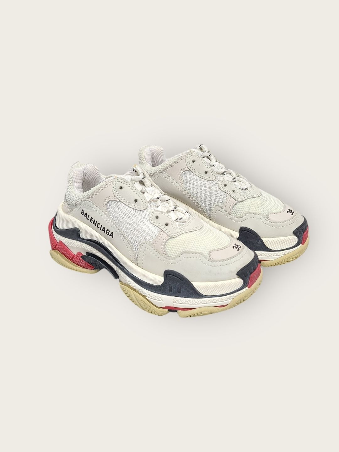 BALENCIAGA スニーカー 36 ホワイト BALENCIAGA TRACK スニーカー 36