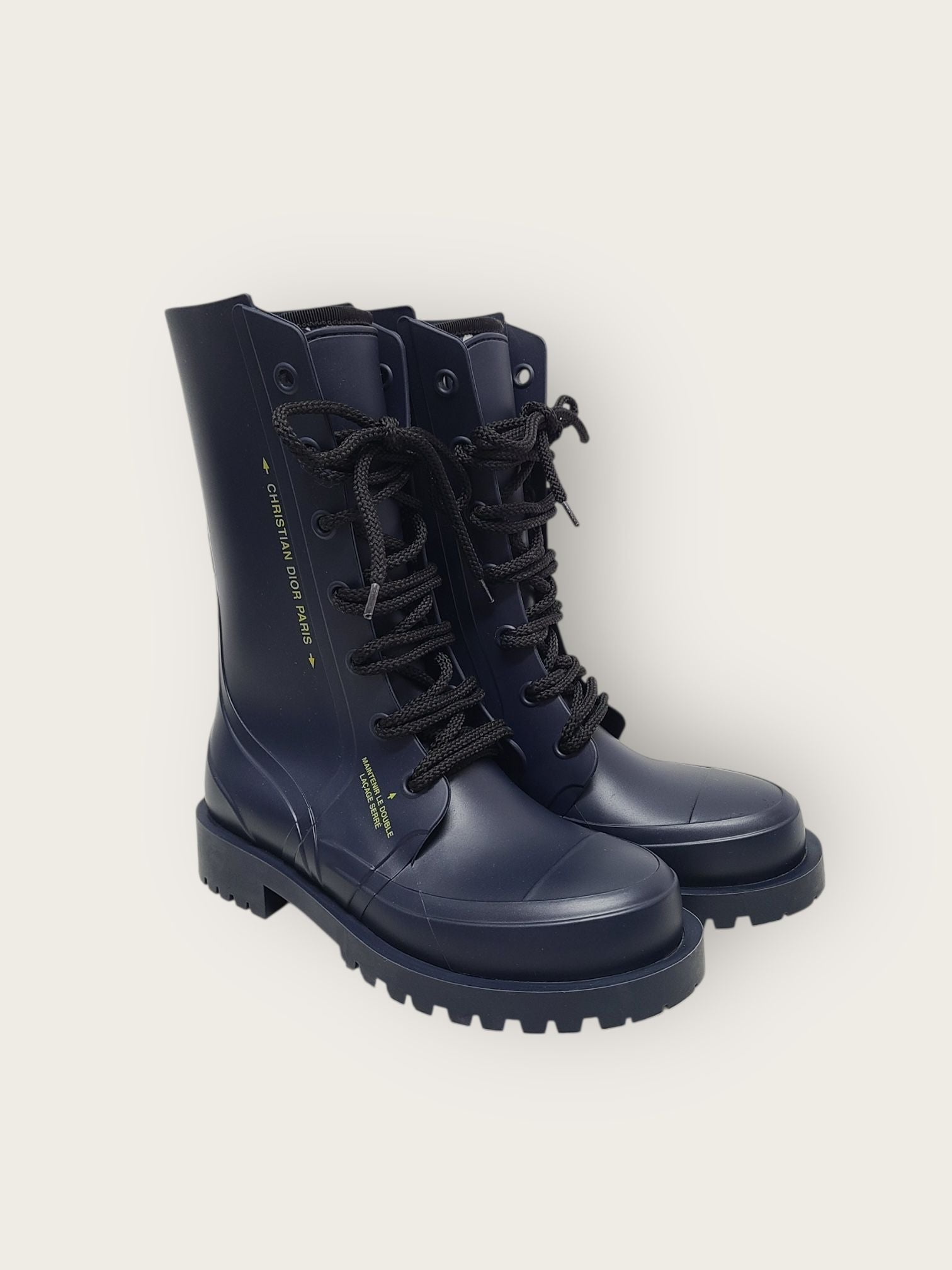 Dior Navy Oblique Camp Rubber Ankle Rain Boots 35 146881512 Dior Navy Oblique Camp Rubber Ankle Rain Boots 35 146881512