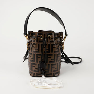 Fendi Montrezzo Mini Bucket Tote Shoulder Bag 8BS010 146500760