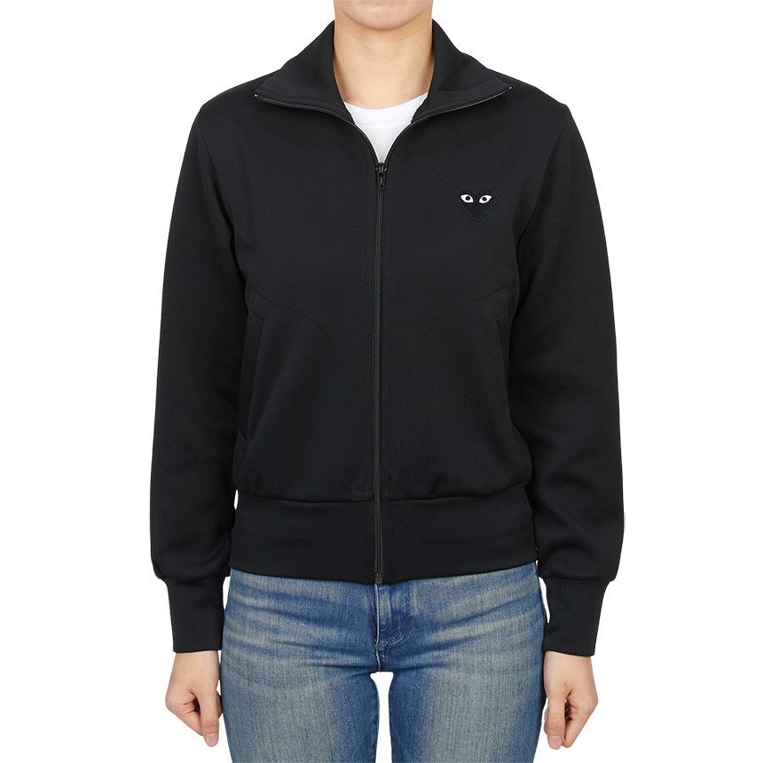 Comme Des Garcons Black Heart Women's Track Zip-Up AZ T255 051 1