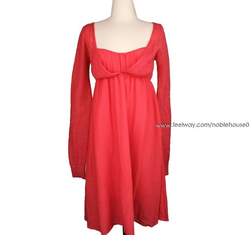 Vanessa Bruno Petite Pink Mohair Knit Dress 38 26809438  trenbe