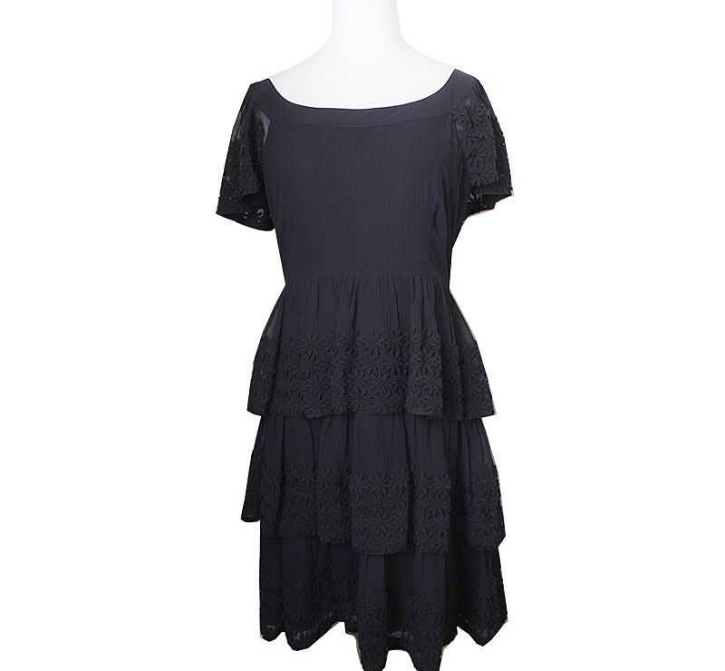 Juicy Couture Jus Couture Black Silk Dress 55 36115466 – trenbe
