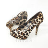 DOLCE&GABBANA Leopardenschuh mit offenem Zeh 128249 [P]
