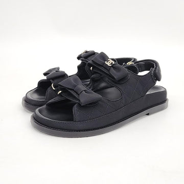 Chanel Velcro Bow Sandals 122106
