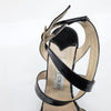 JIMMY CHOO Wedge-Streifen Sandalen 127675 [P]