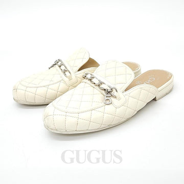 CHANEL シャネル キルティング ミュール 119014