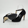 Bally Suede Open-Toe Heels 124555 [P]