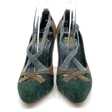 Moschino Chip and Chic Suede Shoes 124189 [P]
