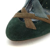 Moschino Chip and Chic Suede Shoes 124189 [P]