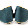 Manolo Blahnik Satin Flat Shoes 123782 [P]