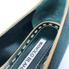 Manolo Blahnik Satin Flat Shoes 123782 [P]