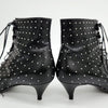 SAINT LAURENT Yves Studded Ankle Boots 123457 [P]