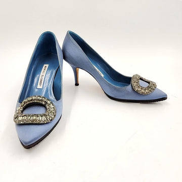 Manolo Blahnik Satin Shoes 123324