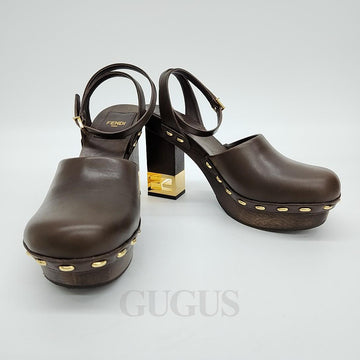 FENDI Baguette Clog Slingback 123240