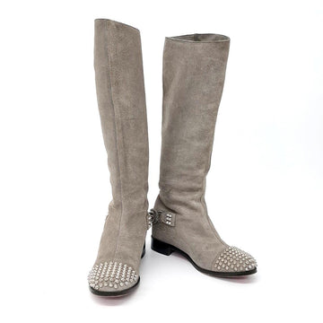 CHRISTIAN LOUBOUTIN Lange Wildleder-Stiefel 4026562