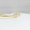 TIFFANY & CO ネロウ T ワイヤーブレスレット M 10654 163157882 [P]