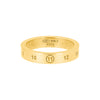 Maison Margiela Engraved Numbering Logo Ring 4mm for Women 160702033 [P]