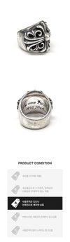Chrome Hearts Floral Keeper Cross Ring 9 162847533 [P]