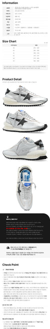 Golden Goose M2000 Running Marathon Sneakers Silver Black 159677765 [P]