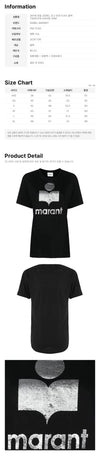 ISABEL MARANT リンネル Tシャツ ブラック 159427982 [P]