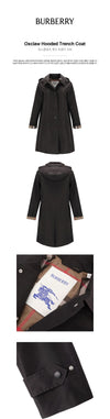 BURBERRY Damen Hoodie Trenchcoat Schwarz 136183297 [P]