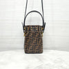 Fendi Montrezzo Mini Bucket Bag Brown 8BS010 9486 163156546 [P]