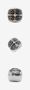 CHROME HEARTS Ovalring Größe 17 Silber 1ALE7SVD 162847030 [P]