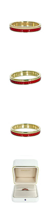 BOUCHERON Quattro Edition Ring EU62 Rot S7U1LKB6 163080966 [P]