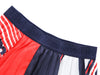 MSGM Kids Multi-Pattern Satin Pleated Skirt 150689391 [P]