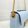Fendi Baguette Chain Leather Shoulder Bag 9631 163155979 [P]